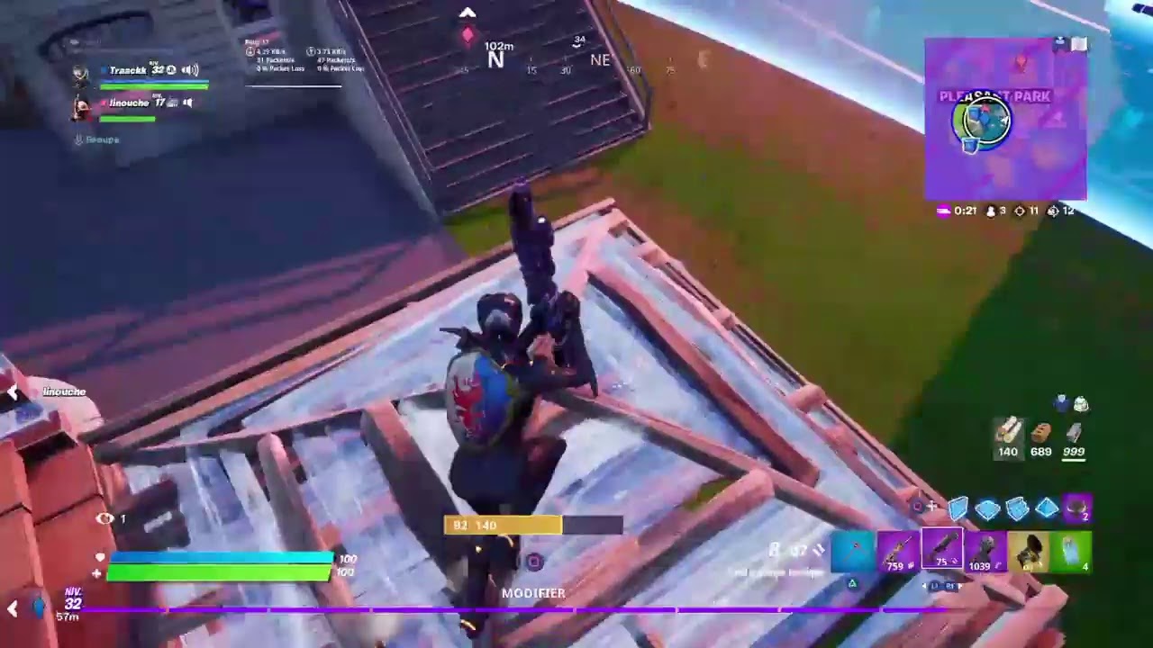 FORTNITE LE RETOUR DE TRAACKK ET LINOUCHE ! - YouTube