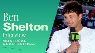 Ben Shelton describes being in the FLOW STATE against Mensik | 2026 Montreal