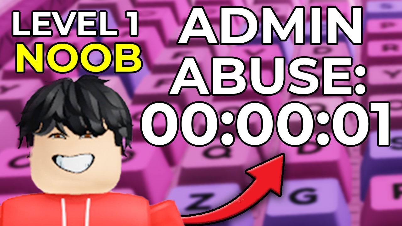STARTING OVER during ADMIN ABUSE in +1 Speed Keyboard Escape Roblox