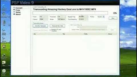 PSP and your own videos