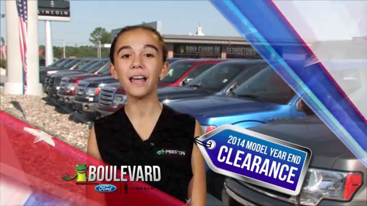 Boulevard Ford Lincoln's 2014 Model Year End Clearance