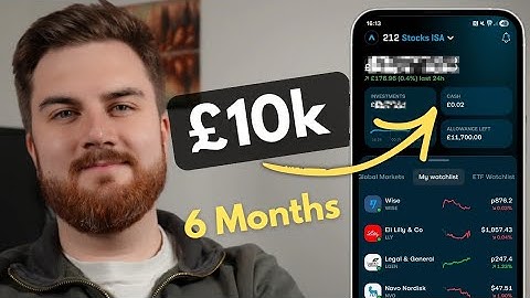 6 Months Ago I Invested £10k On Trading 212 - Here