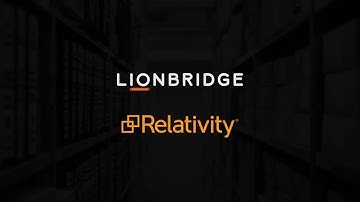 Lionbridge Integration for Relativity