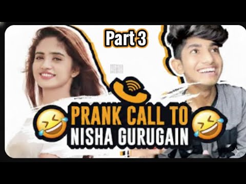 PRANK CALL TO NISHA GURAGAIN 😂|MOST FUNNIEST EVER 😂| PART 3