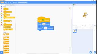Scratch 5.1: Events, When start is clicked (green flag) screenshot 4