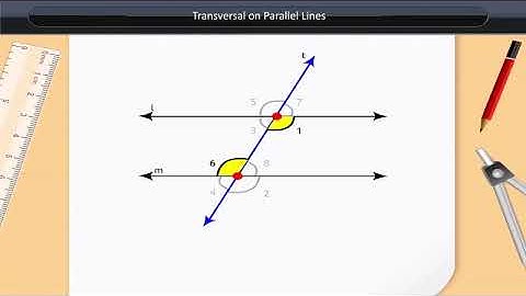 Transversal on Parallel Lines | Class 7 | Maths