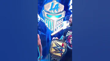 L A Knight Did Not Just Do That RomanReigns SmackDown WWE 