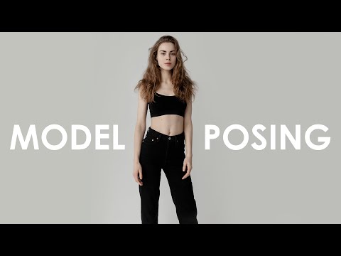 Model posing | Natural simple modeling poses | Fashion model test shoot | How to & visual tutorial