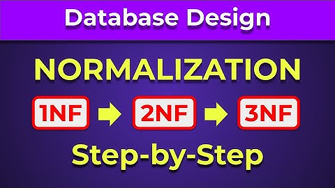 Complete Database Normalization Step-by-Step