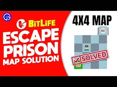 BITLIFE Escape Prison 4x4 Map - How To Escape From Jail #bitlife