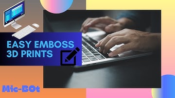 Simple and Easy 3D Models Embossing using Microsoft 3D Builder