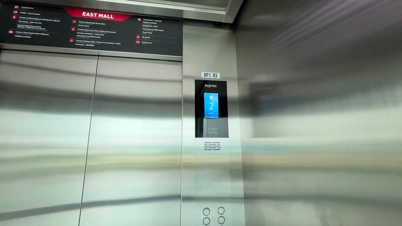 Fujitec Scenic Elevators - Grand Indonesia - Central Jakarta , Sudirman ( Retake )