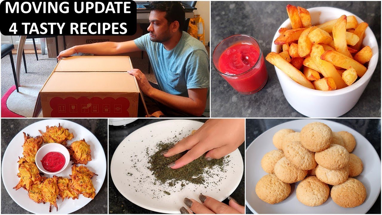 House Moving Update | My New Kitchen's New Member Hauswirt Air Fryer Toaster Oven | 4 Quick Snacks