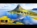 FLYING OVER ICELAND 4K UHD Calming Lounge Music With Scenic Relaxation Film To Relax In Lobbies