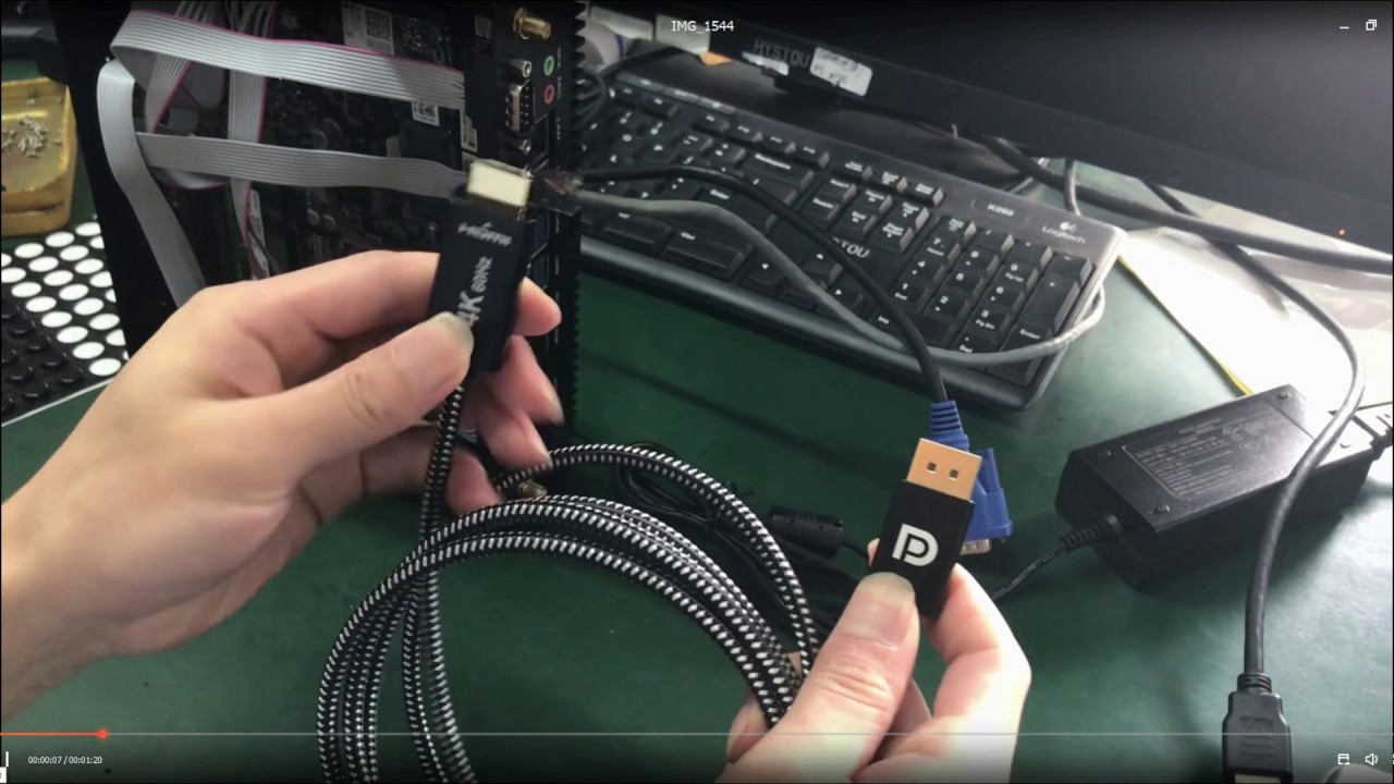 EDP to HDMI 2.0 display - YouTube