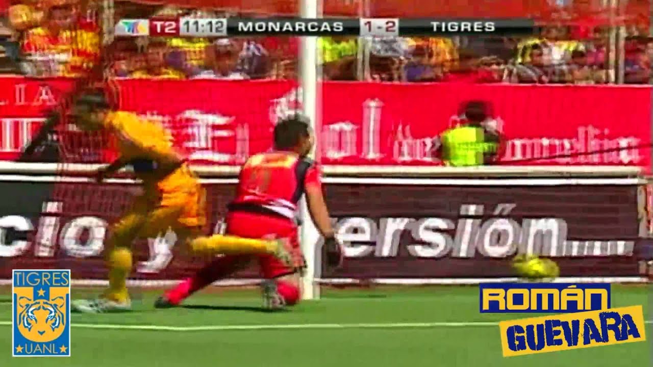 Morelia vs Tigres UANL Gol De Guillermo Marino Jornada 17 Apertura 2008