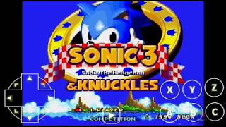 Sonic 3 & Knuckles Megamix Gameplay on Classicboy on Android screenshot 4