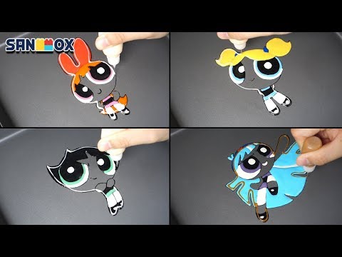 powerpuff-girls-pancake-art---blossom,-bubbles,-buttercup,-bliss