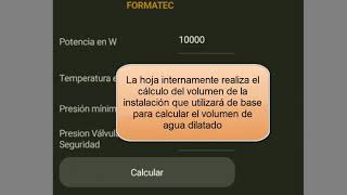 Video manejo APP gratuita Cálculo Vasos de Expansión screenshot 4
