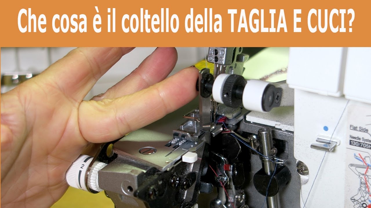 Taglia e cuci - Con la taglia e cuci puoi cucire senza tagliare! Tutorial per l'uso del coltello.