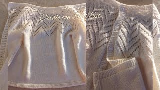 cardigan Lulu' ai ferri bambini/reglan/topdaun/ - YouTube