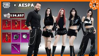 تفتيح عجلة إيسبا (aespa) بقيمة 129 الف شدة 😮 #ببجي_موبايل #ببجي #pubgmobile
