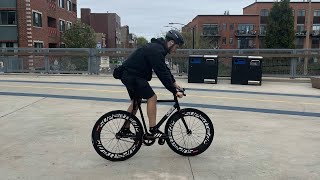CREW district mashing in Chicago - fixed gear