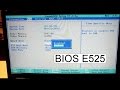 Bios settings emachines e525