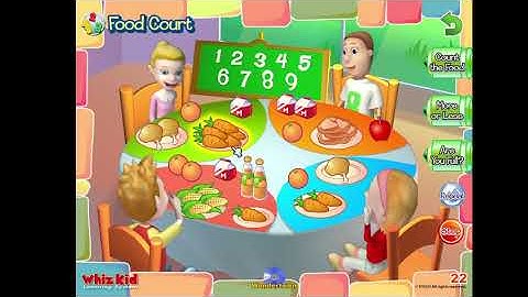 Food Court VTech Whiz Kid Learning System WonderTown Gameplay
