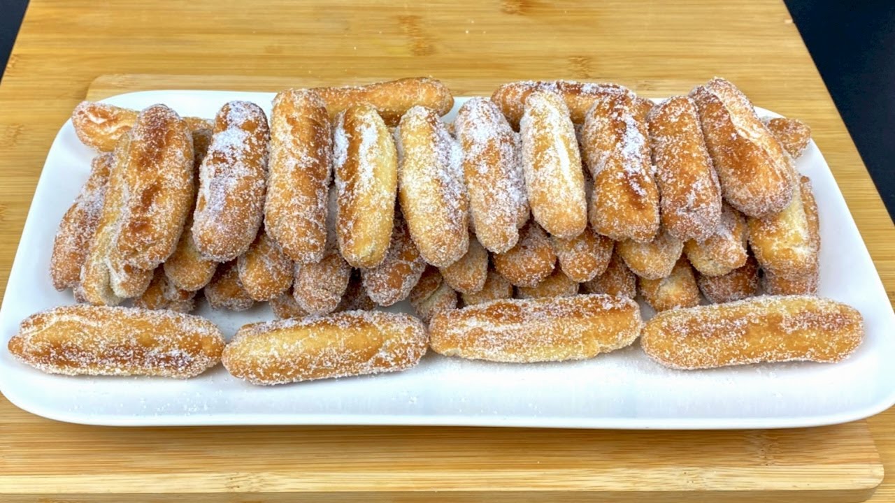 PETITS BEIGNETS ÉCONOMIQUES SANS LEVURE BOULANGÈRE NI TEMPS DE REPOS *LES DOIGTS DE LA MARIÉE* 🇩🇿