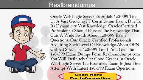 1Z0 599 Practice Test Question Answers Oracle PDF Realbraindumps
