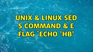 Unix & Linux: sed s command & e flag: `echo '$-'