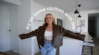 try on some clothes with me | princess polly haul | winter fits | Conagh Kathleen