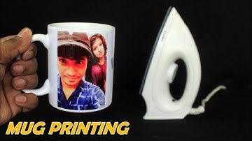 How to Print Your Photo on Mug at Home Using Electric Iron - DIY Mug Printing