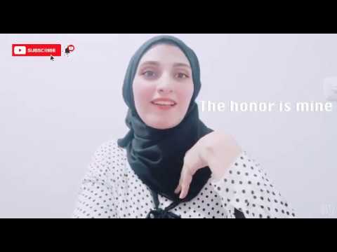 انا اتشرفت بمعرفتك     