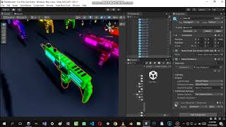 Low Poly gun Asset Pack 5 || Unity asset Overview