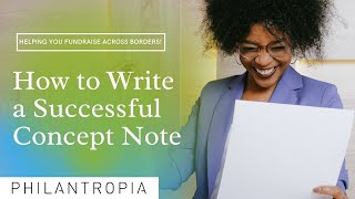 How to Write a Successful Concept Note