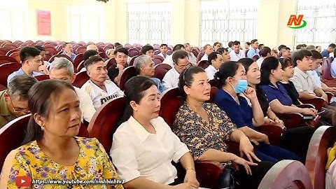 Đại biểu HĐND tỉnh tiếp xúc cử tri huyện Gia Viễn