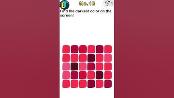 Find the darkest color on the screen? #song #tamilsong #brainoutbrainouts #trending @Braintest891