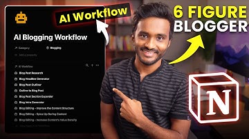How to Scale Up Blogging With Notion? (My AI Workflow!)