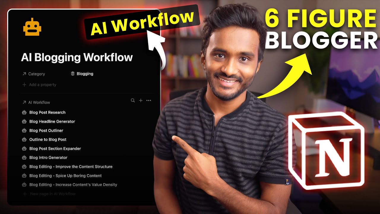 How to Scale Up Blogging With Notion? (My AI Workflow!)