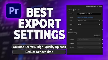 Best Premiere Pro 2025 Export Settings for 4K & YouTube | Crystal Clear Quality