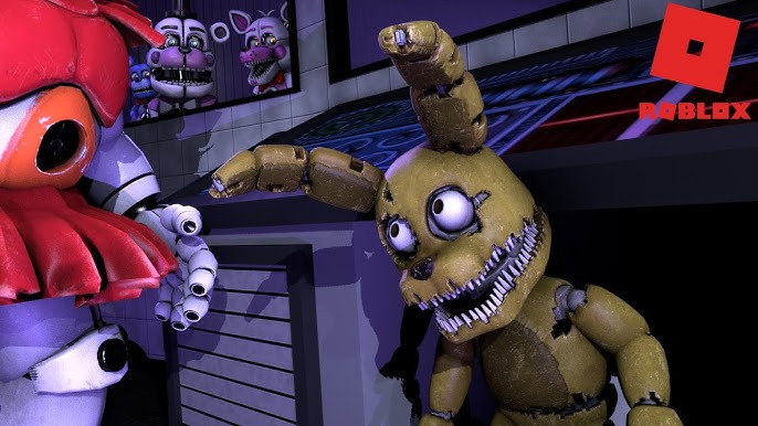 Ch4tt3r🗣️ on X: Can 7 Friends Survive Springtrap? (Roblox FNAF