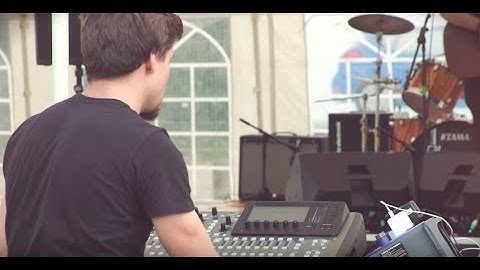 Studenten van ACM Technical Services achter de schermen bij Hyfest 2017