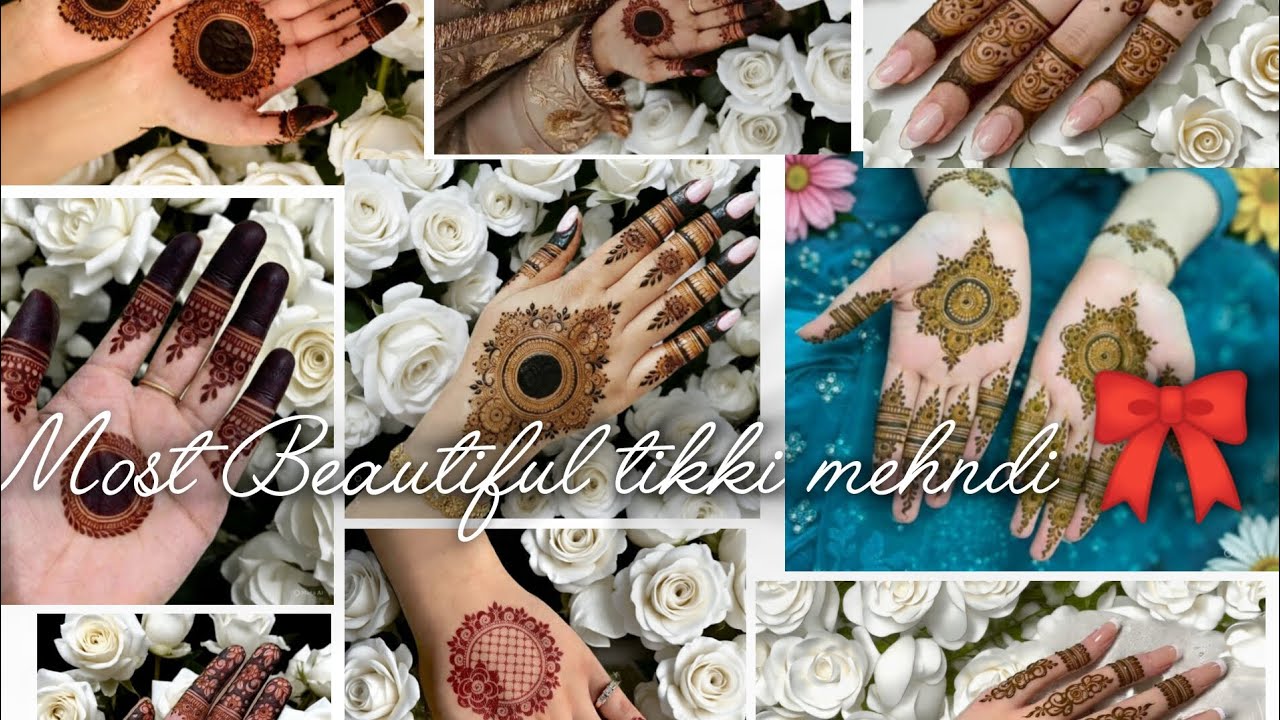 Easy Gol tikki mehndi designs 2025|| new trending designs for Eid 