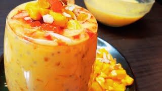 Mango Summer Drink | Easy Mango Sago Drink | आम और साबूदाना से बनाये गर्मियो के लिये ठंडी ड्रिंक