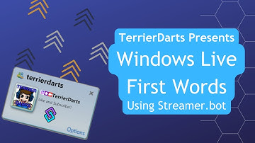 Windows Live Messenger First Words Alert in @streamerdotbot