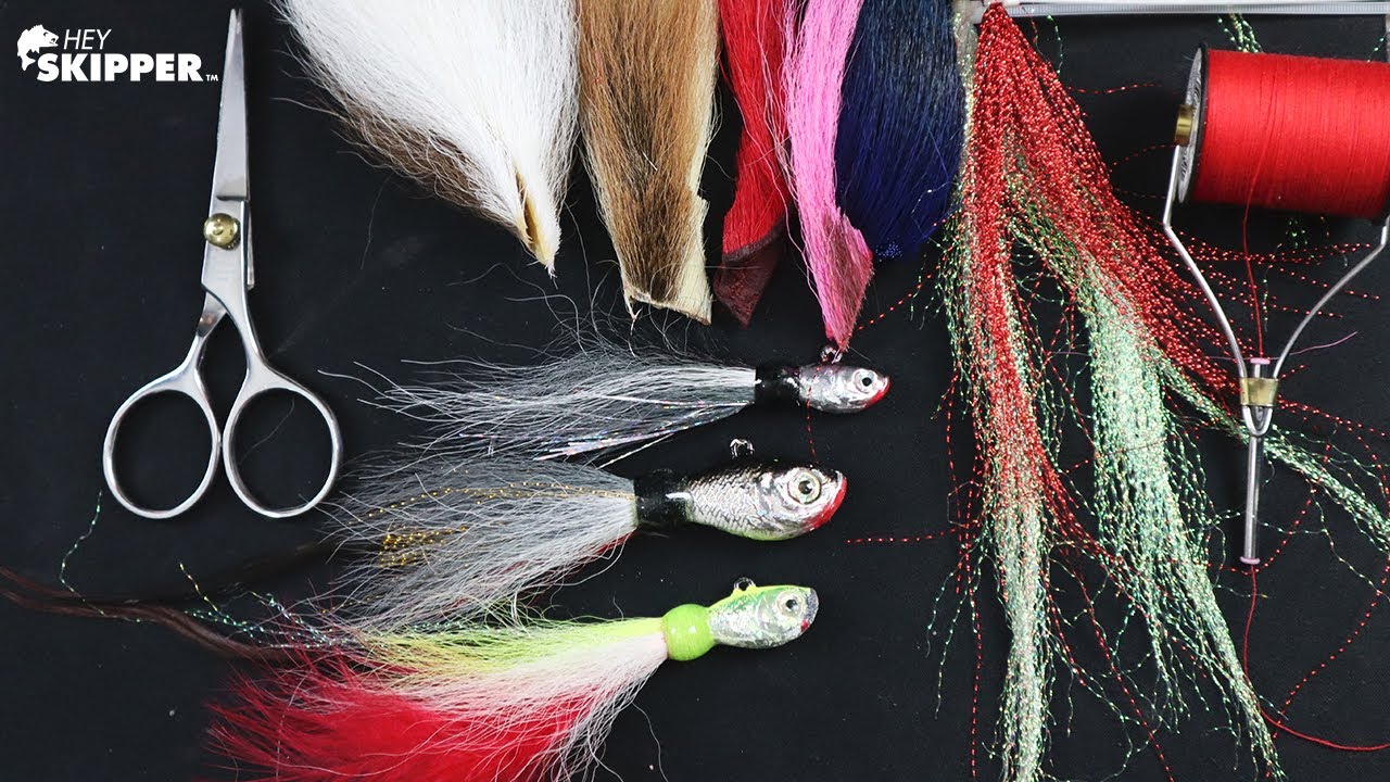 DIY LURES: So simple! ($3 Bucktail Jigs) 