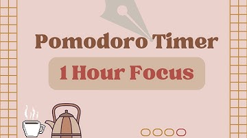 Pomodoro Timer Session ☕️ 20/3 ☕️ No Music