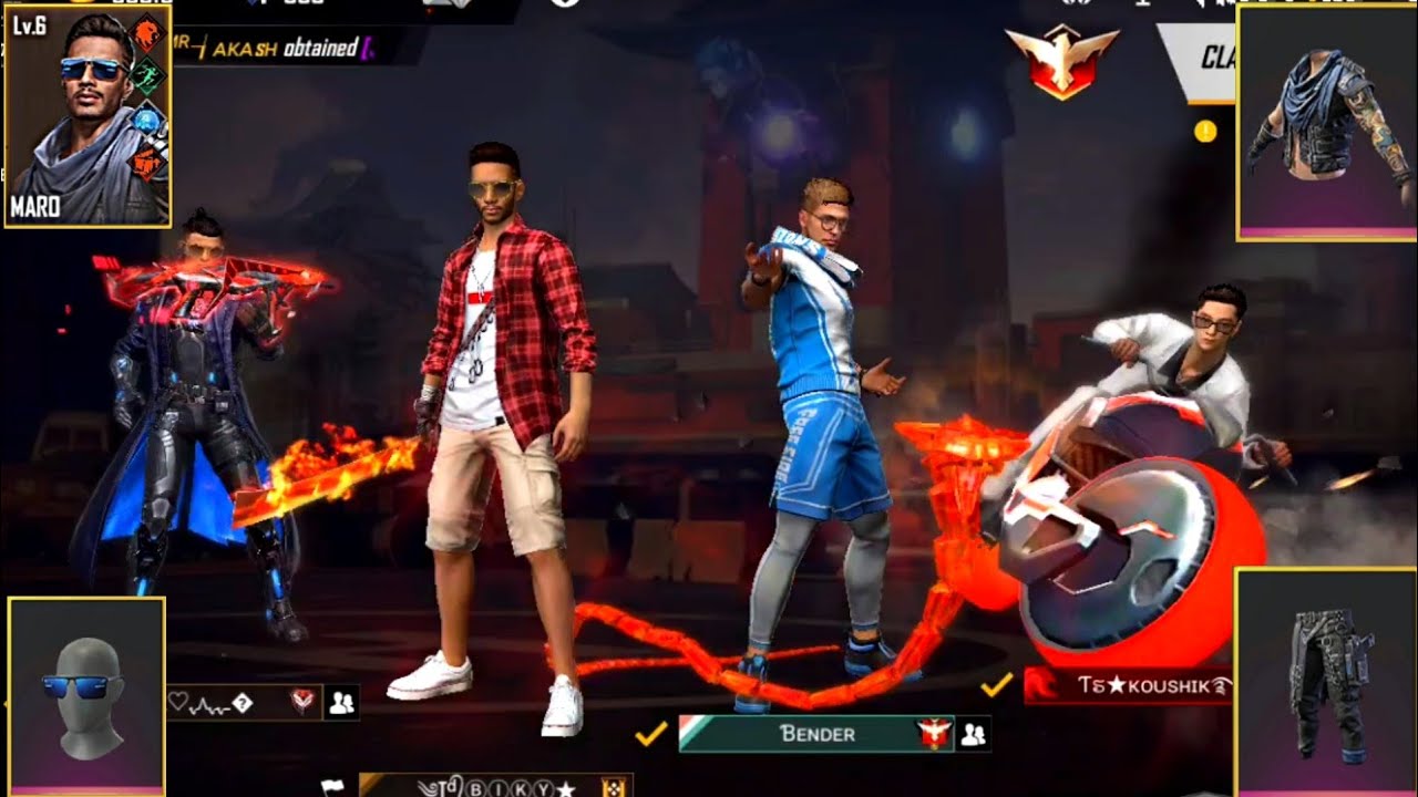 BENDER & TS KOUSHIK & SKR  WITH TD BIKY GAMING💜💜